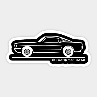 1964 Mustang Fastback Sticker